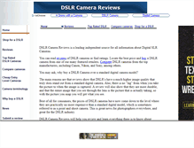 Tablet Screenshot of dslrcamerareviews.com